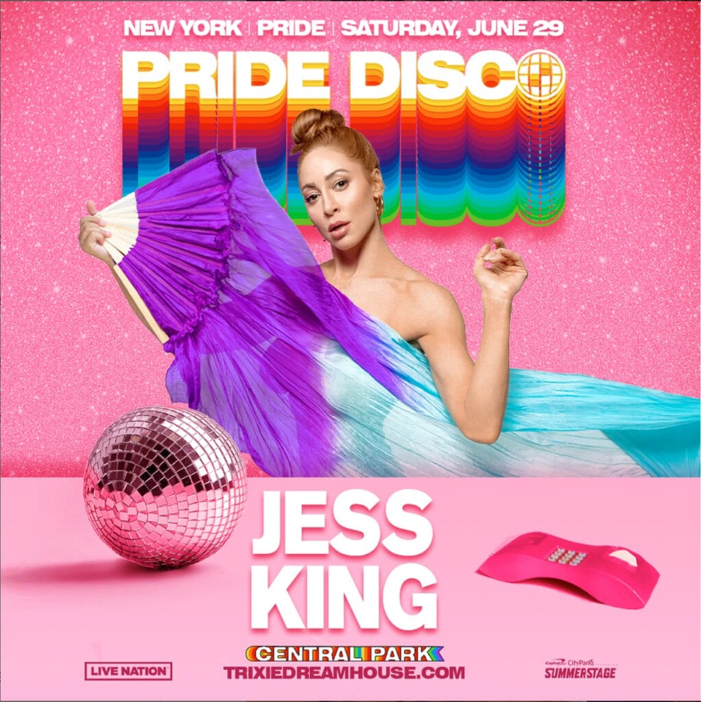Pride Disco event graphic. Image credit Jess King social media.